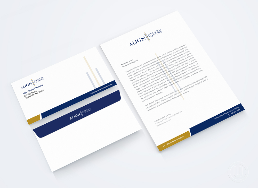 Align Financial Planning logo design by Ulid