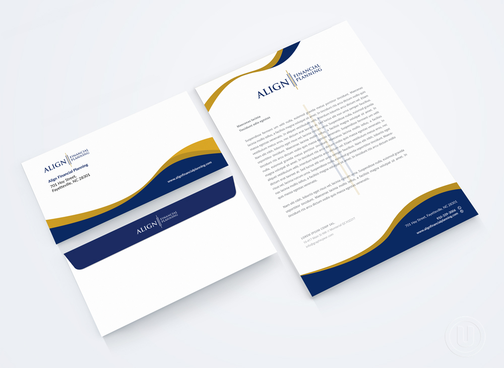 Align Financial Planning logo design by Ulid