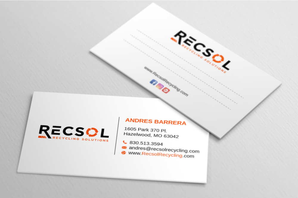 RECSOL - Recycling Solutions  logo design by Boomstudioz