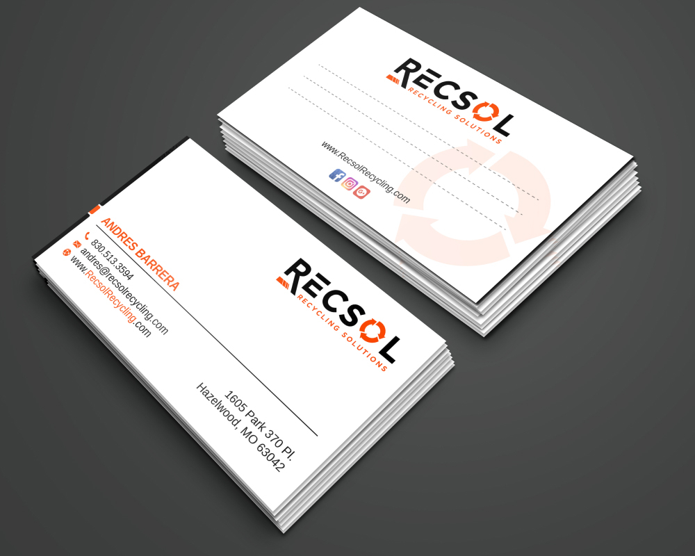 RECSOL - Recycling Solutions  logo design by Boomstudioz