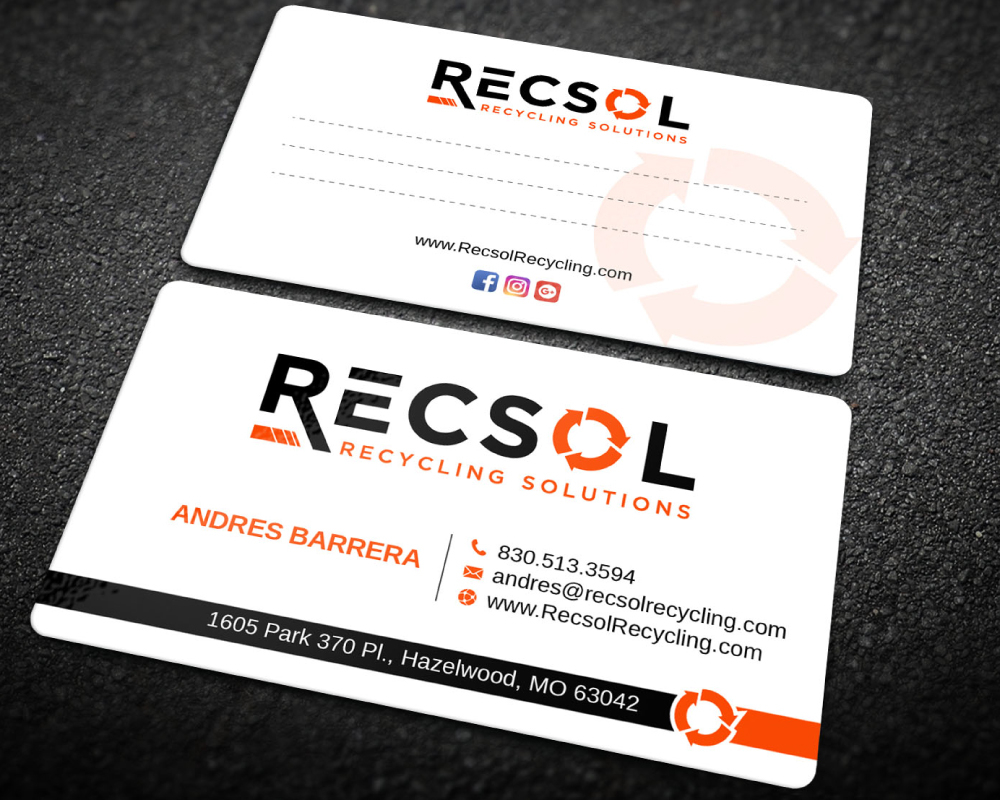 RECSOL - Recycling Solutions  logo design by Boomstudioz