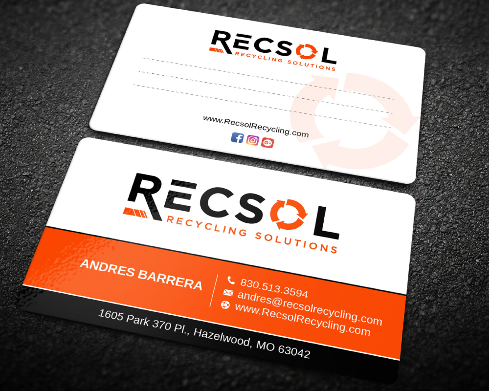 RECSOL - Recycling Solutions  logo design by Boomstudioz