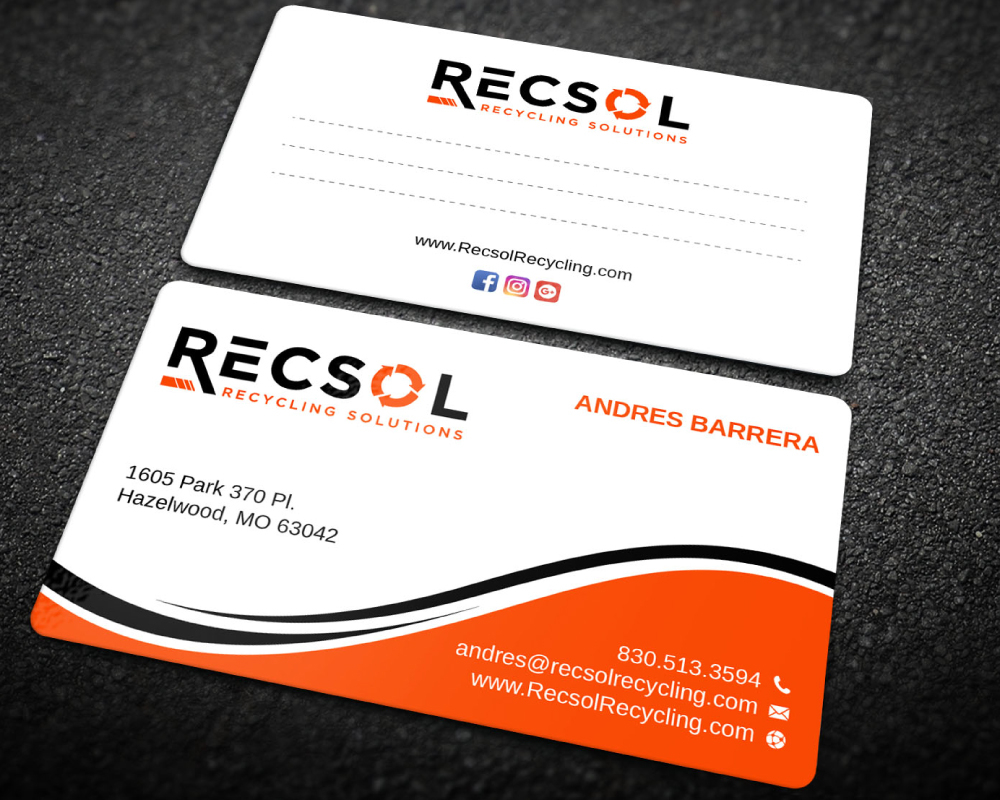 RECSOL - Recycling Solutions  logo design by Boomstudioz