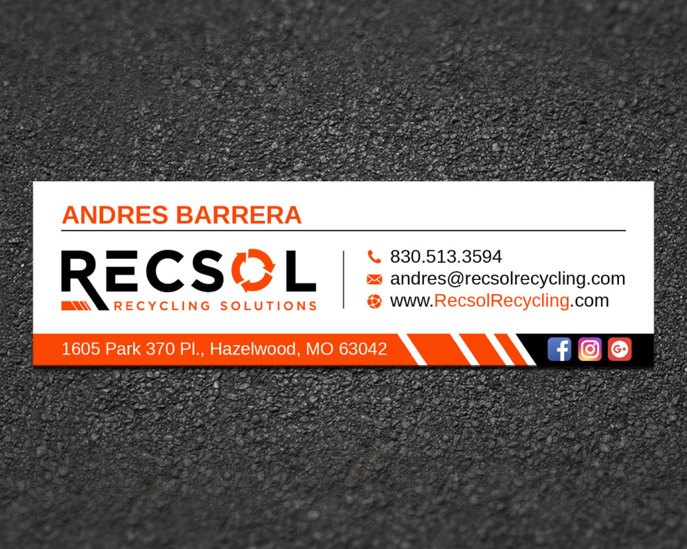 RECSOL - Recycling Solutions  logo design by Boomstudioz