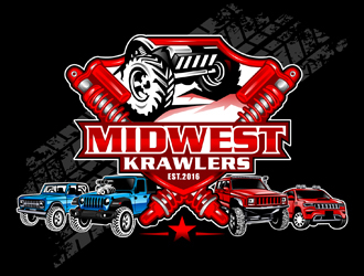 Midwest Krawlers logo design by DreamLogoDesign