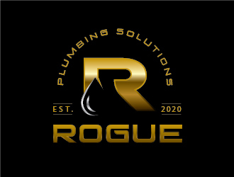 Rogue Plumbing Solutions logo design by il-in