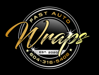 Fast Auto Wraps logo design by kopipanas