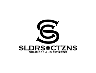 SLDRS   CTZNS (soldiers and citizens) logo design by FirmanGibran