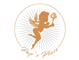 Pap’s Place  logo design by aryamaity