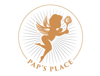Pap’s Place  logo design by aryamaity