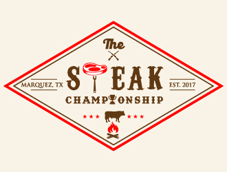 The Steak Championship  logo design by Suvendu