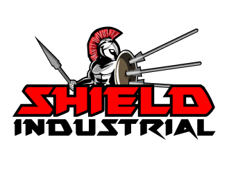 Shield Industrial logo design by ElonStark
