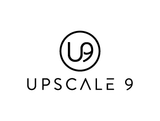 Upscale 9 logo design by akilis13