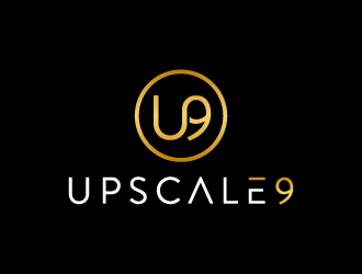 Upscale 9 logo design by akilis13