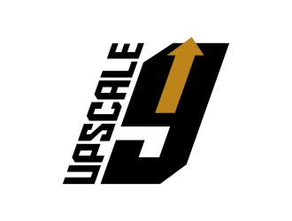 Upscale 9 logo design by Panara