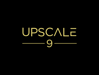 Upscale 9 logo design by dayco