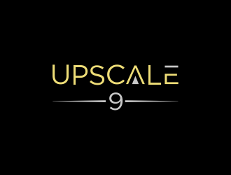 Upscale 9 logo design by dayco