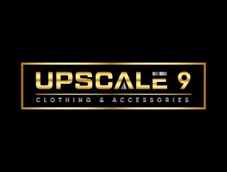 Upscale 9 logo design by Erasedink