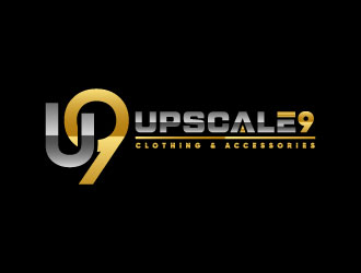 Upscale 9 logo design by Erasedink