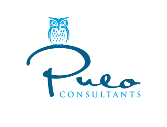 Pueo Consultants logo design by GassPoll