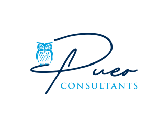 Pueo Consultants logo design by GassPoll