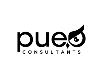 Pueo Consultants logo design by denfransko