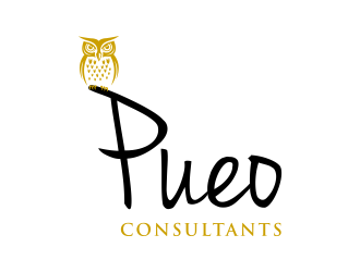 Pueo Consultants logo design by GassPoll