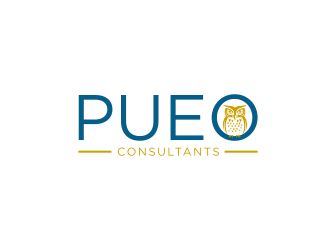 Pueo Consultants logo design by GassPoll