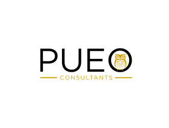 Pueo Consultants logo design by GassPoll