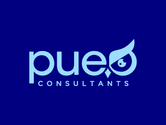 Pueo Consultants logo design by denfransko
