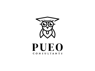 Pueo Consultants logo design by gateout