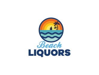 Beach Liquors logo design by luckyprasetyo