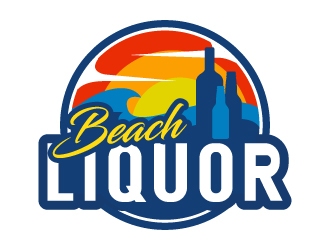 Beach Liquors logo design by jaize