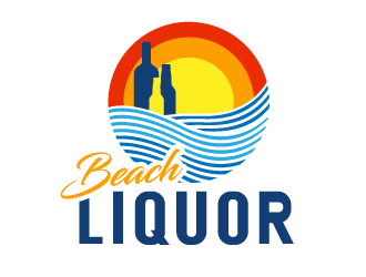 Beach Liquors logo design by jaize