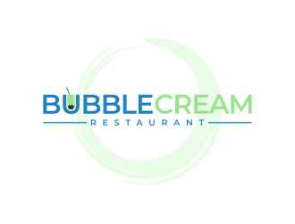 Bubble Cream Restaurant logo design by mutafailan