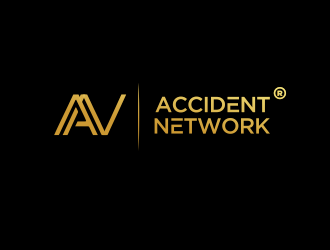 Accident Network ® logo design by M J