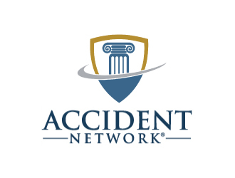 Accident Network ® logo design by ElonStark