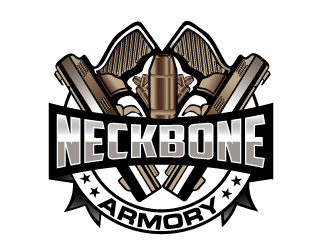 Neckbone Armory logo design by LucidSketch