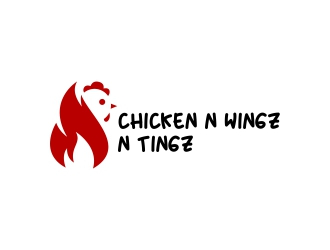 Chicken N Wingz N Tingz logo design by DMC_Studio