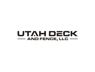 Utah Deck and Fence, LLC logo design by bombers