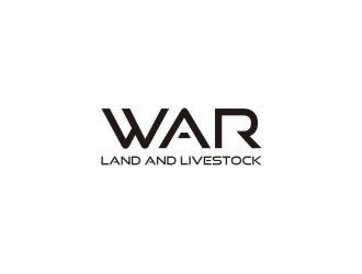 WAR Land And Livestock  logo design by bombers