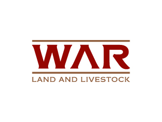 WAR Land And Livestock  logo design by akilis13