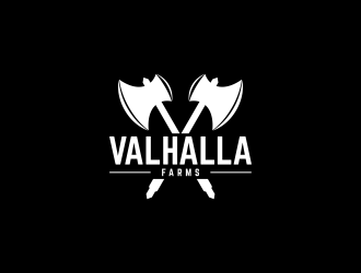 Valhalla Farms logo design by ArRizqu