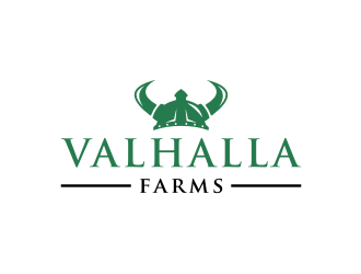 Valhalla Farms logo design by Inaya