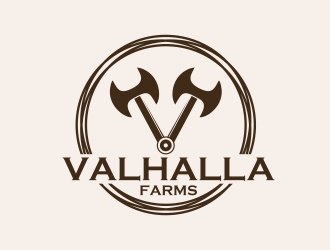 Valhalla Farms logo design by serprimero