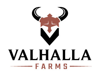 Valhalla Farms logo design by MonkDesign