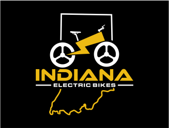 Indiana Electric Bikes logo design by mutafailan