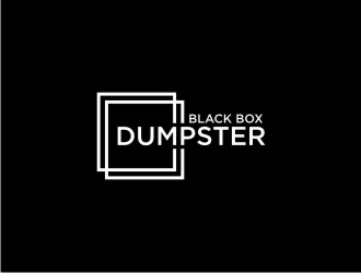Black Box Dumpster logo design by bombers