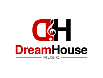 DreamHouse Musiq logo design by lexipej