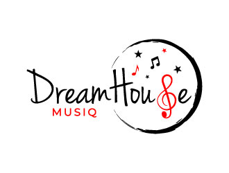 DreamHouse Musiq logo design by MonkDesign